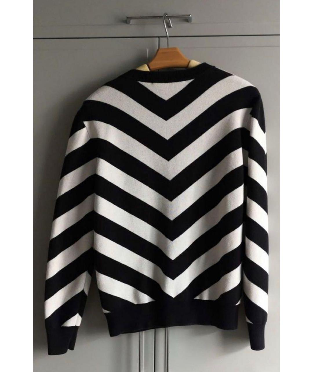 BALMAIN Черный хлопковый джемпер / свитер, фото 3