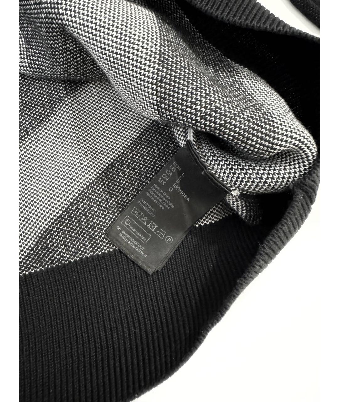 BALMAIN Черный хлопковый джемпер / свитер, фото 6