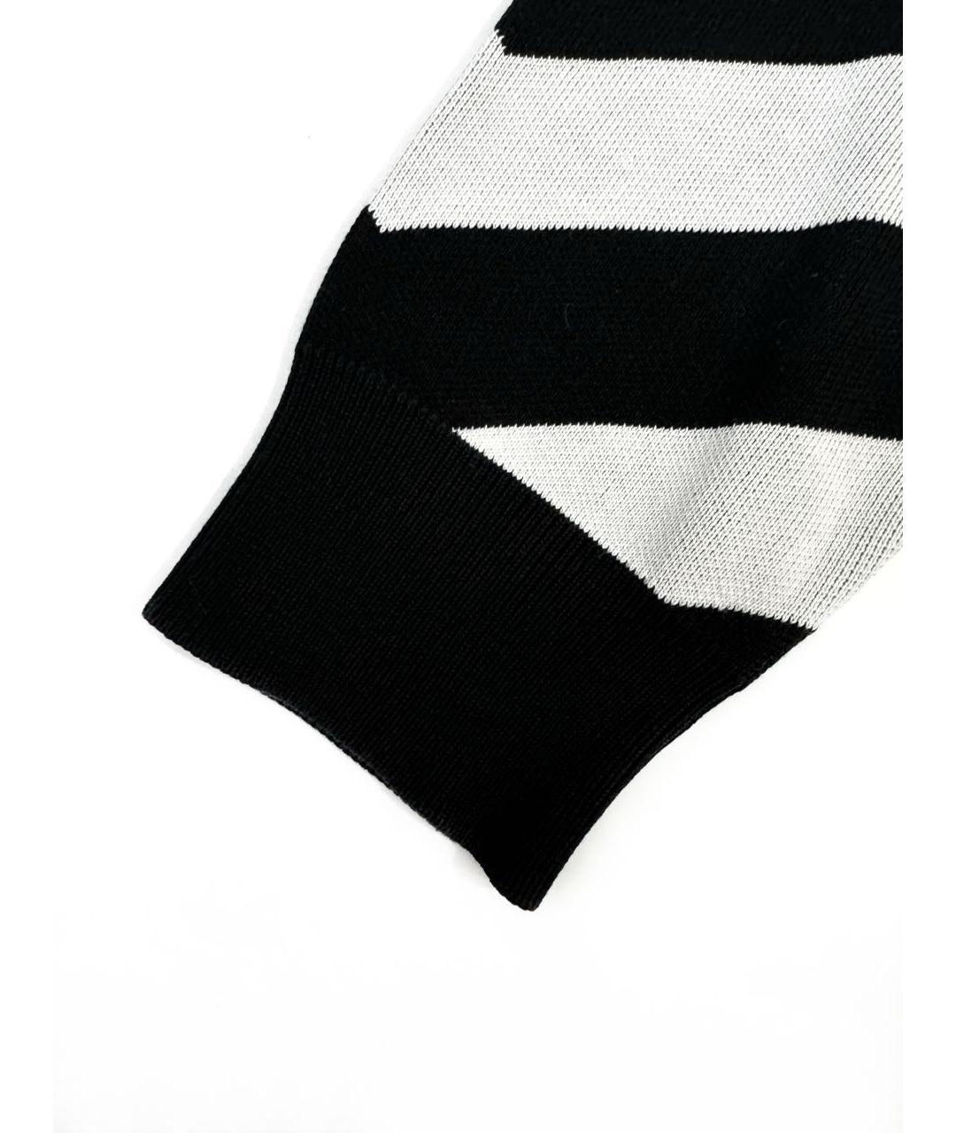 BALMAIN Черный хлопковый джемпер / свитер, фото 5