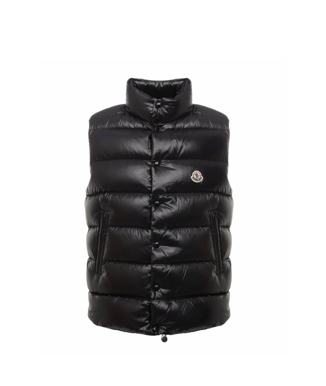 MONCLER Черный жилет, фото 1