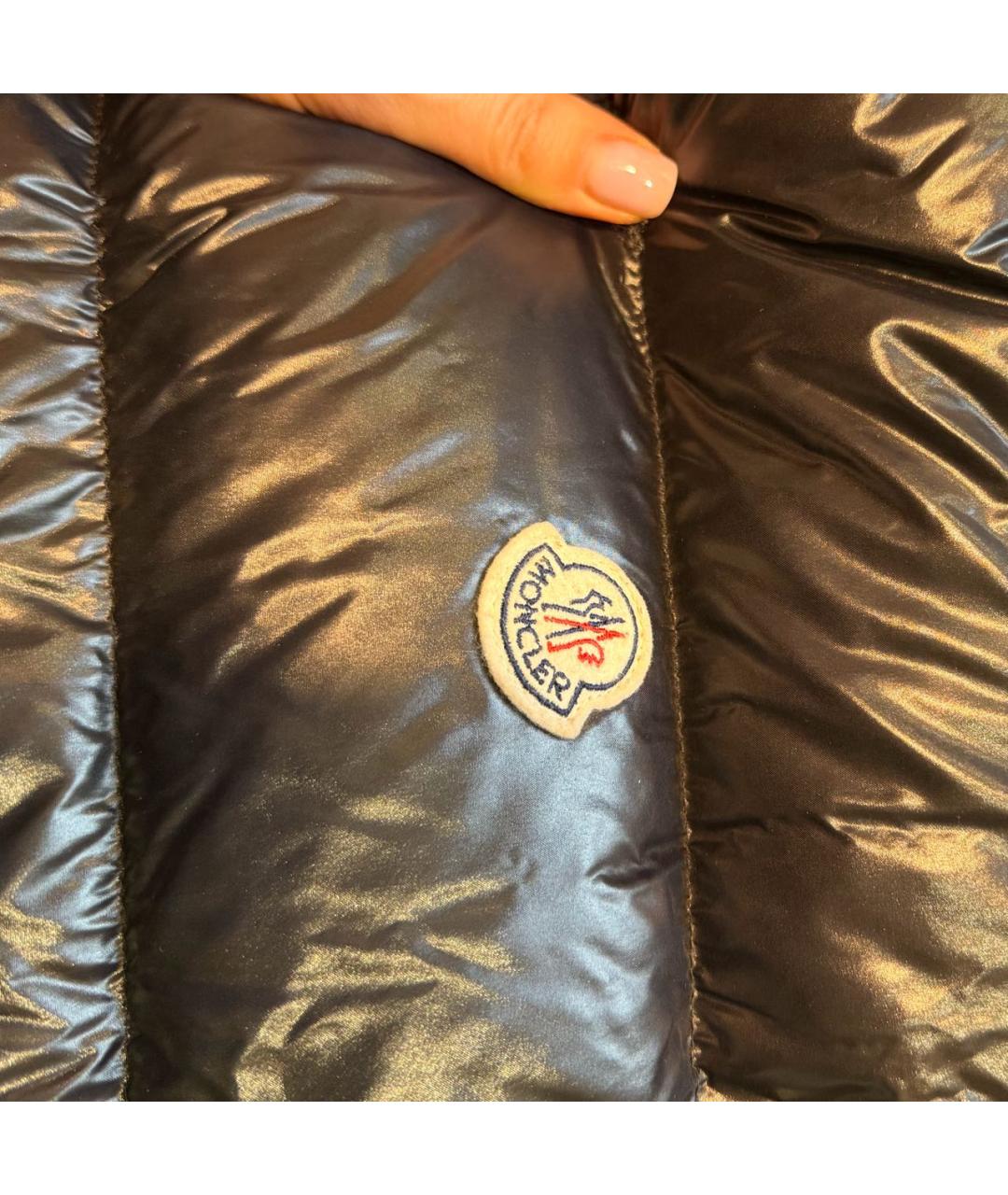 MONCLER Черный жилет, фото 6