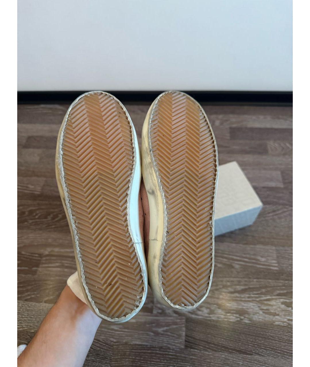 GOLDEN GOOSE DELUXE BRAND Розовые замшевые кеды, фото 6
