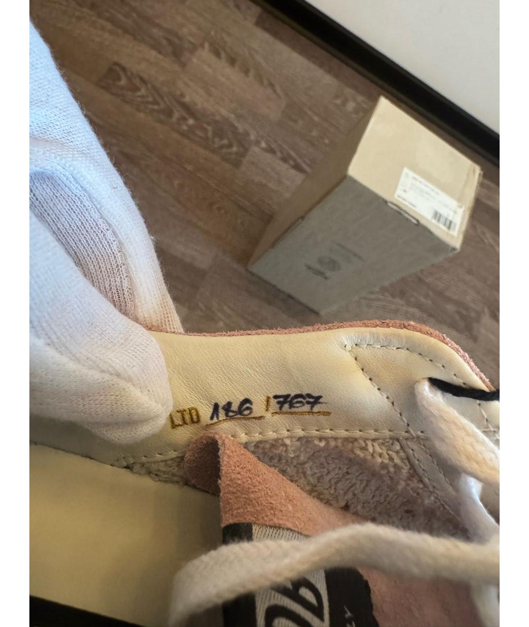 GOLDEN GOOSE DELUXE BRAND Розовые замшевые кеды, фото 7