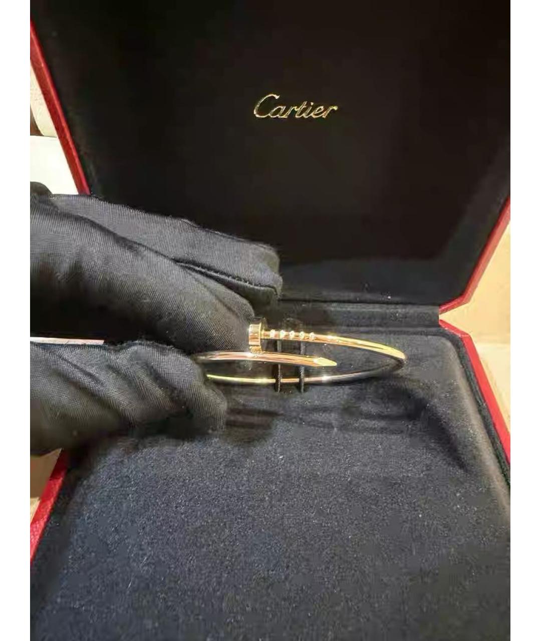 CARTIER Желтый браслет из розового золота, фото 3