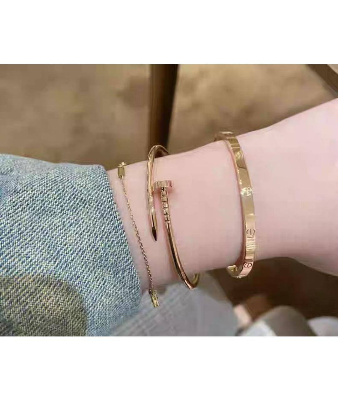 CARTIER Желтый браслет из розового золота, фото 7