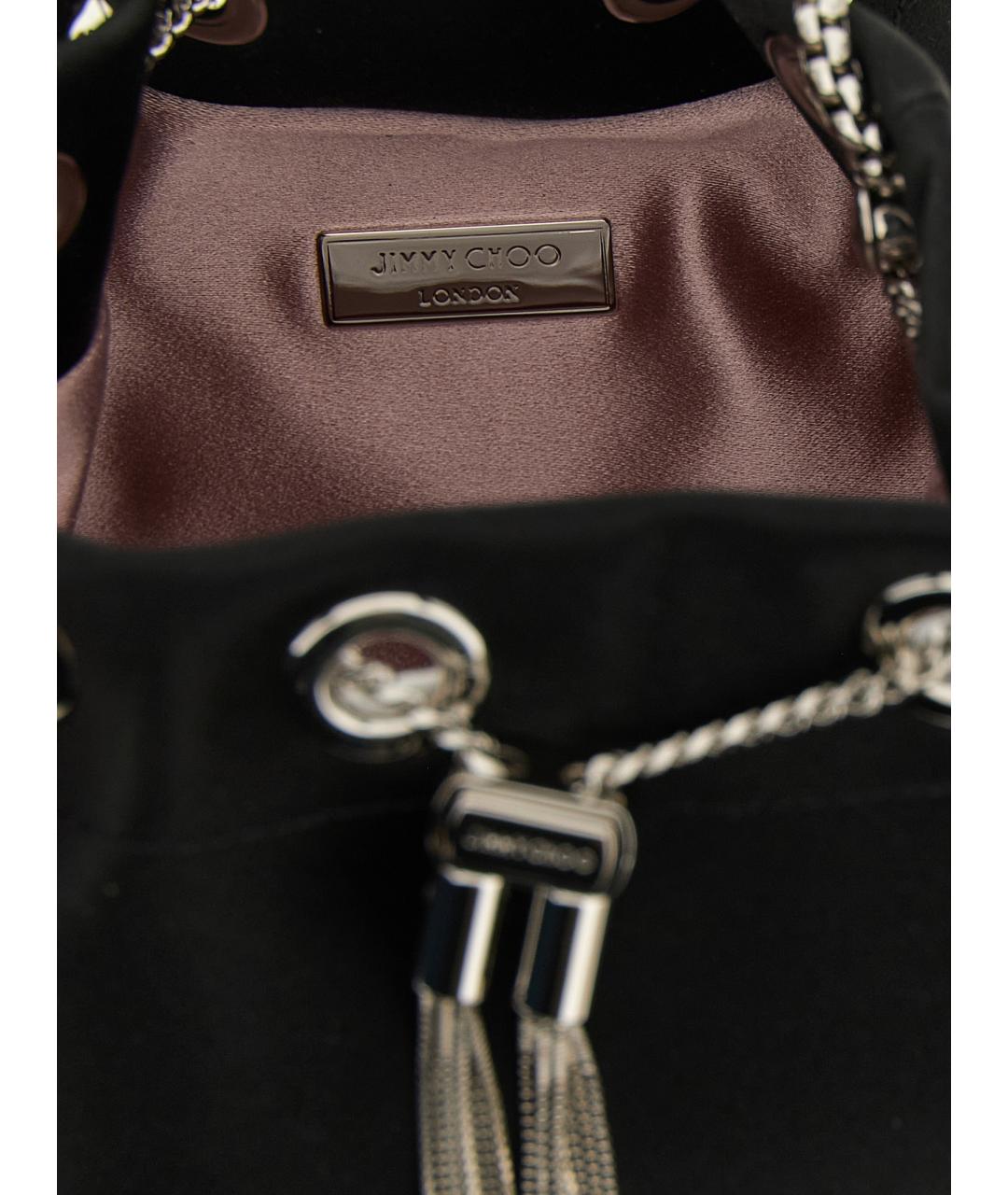JIMMY CHOO Черная сумка с короткими ручками, фото 4