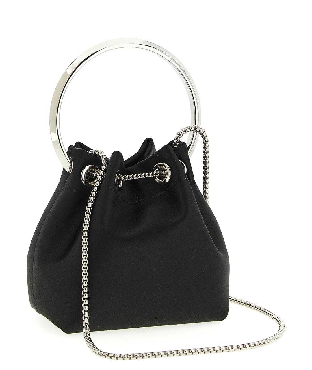JIMMY CHOO Черная сумка с короткими ручками, фото 2