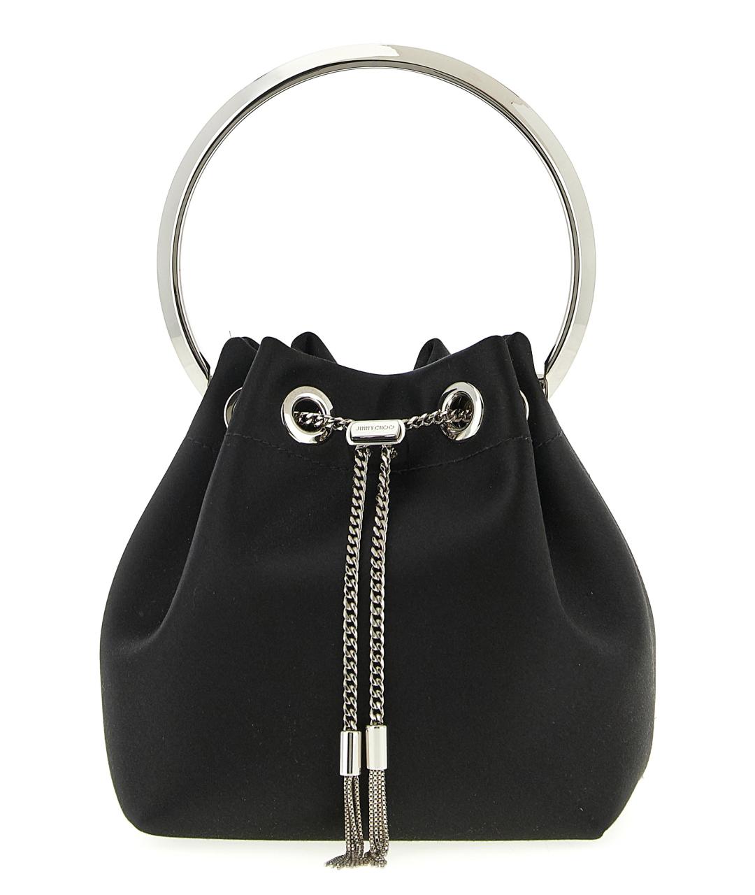 JIMMY CHOO Черная сумка с короткими ручками, фото 1