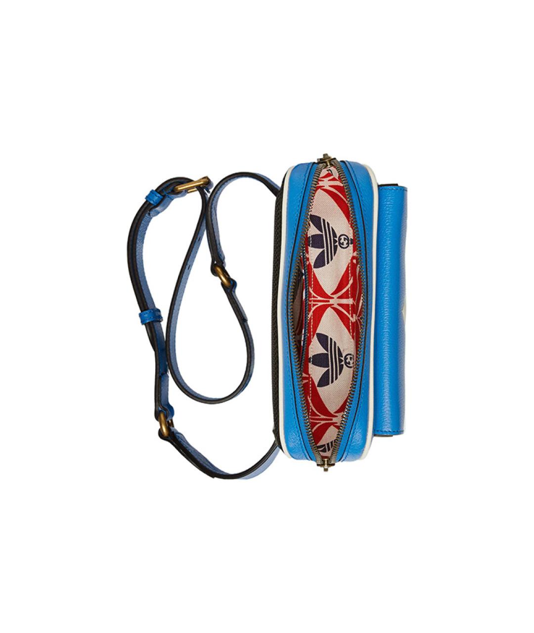 GUCCI Синяя кожаная поясная сумка, фото 7