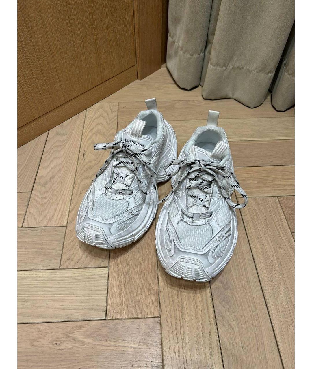 BALENCIAGA Белые низкие кроссовки / кеды, фото 2