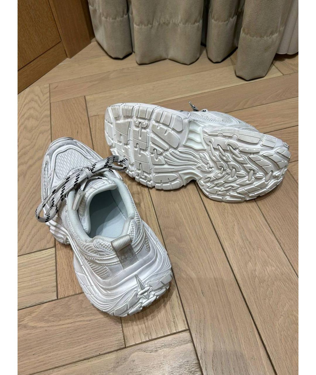 BALENCIAGA Белые низкие кроссовки / кеды, фото 3