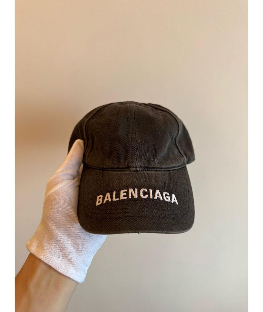 BALENCIAGA Черная хлопковая кепка/бейсболка, фото 8