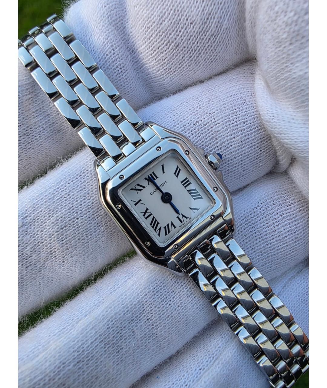CARTIER Белые часы из белого золота, фото 2