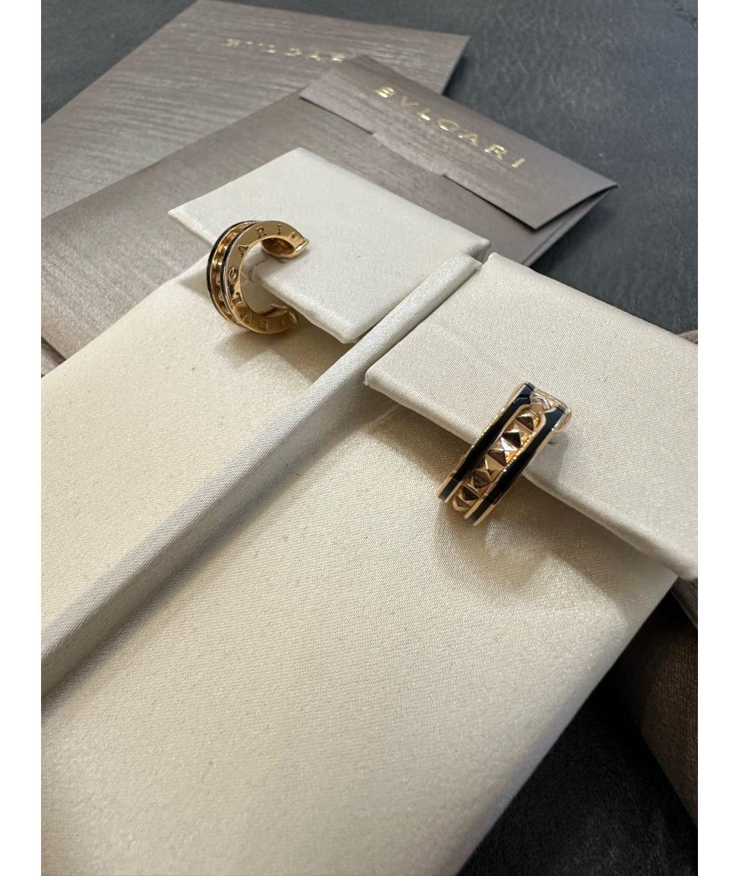 BVLGARI Золотые серьги из розового золота, фото 3