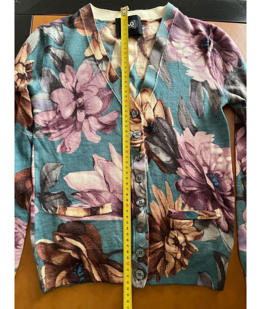 DOLCE&GABBANA Мульти шерстяной кардиган, фото 7