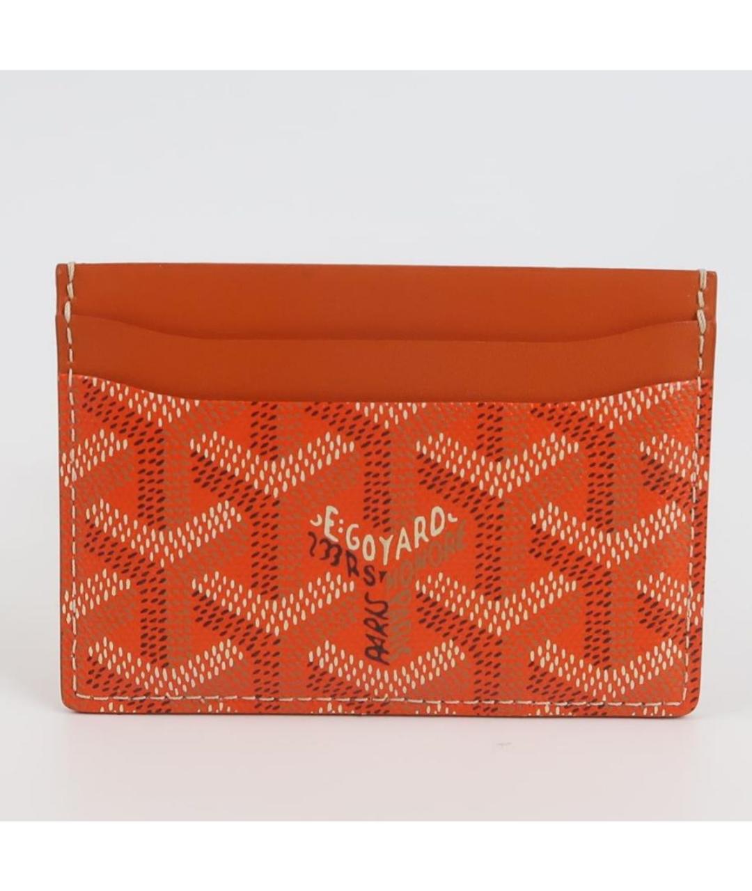 GOYARD Оранжевый кардхолдер, фото 4