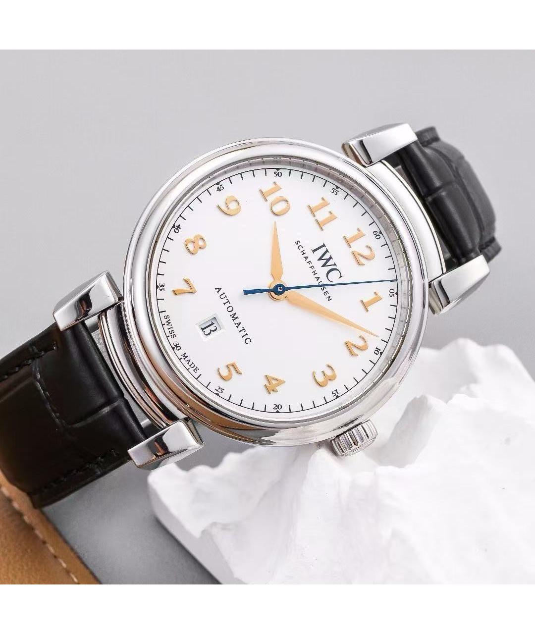 IWC Schaffhausen Черные металлические часы, фото 3