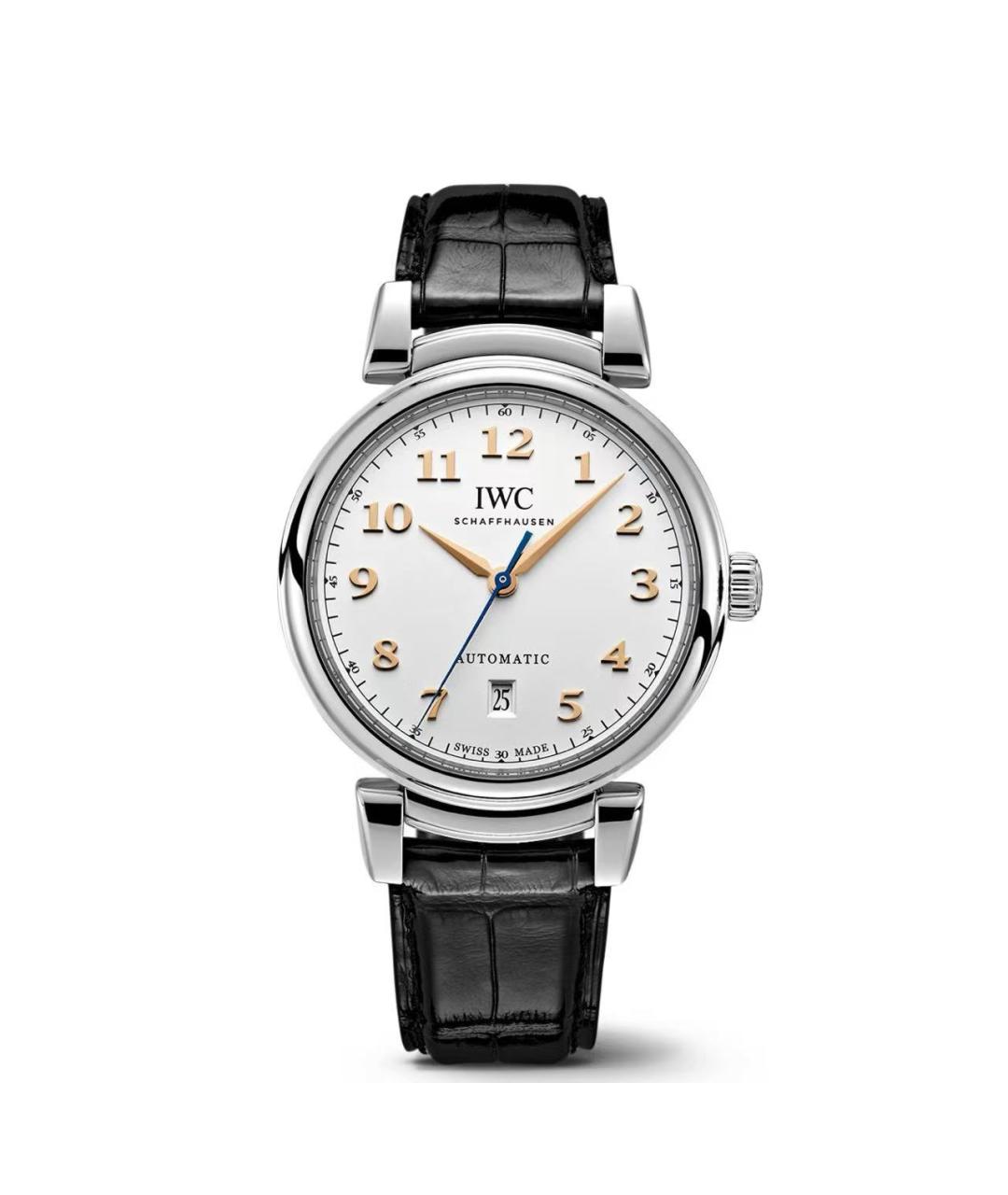 IWC Schaffhausen Черные металлические часы, фото 1