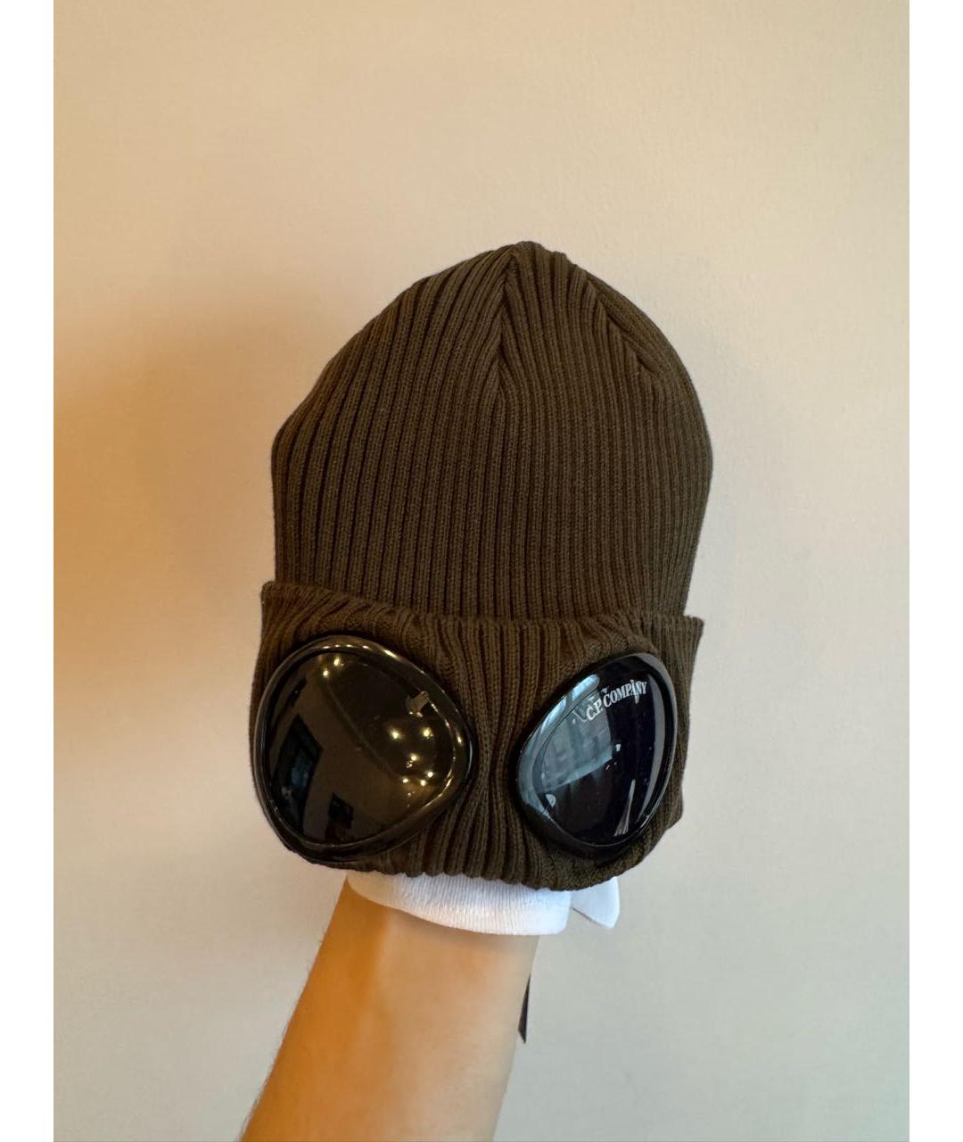 CP COMPANY Хаки хлопковая шапка, фото 6