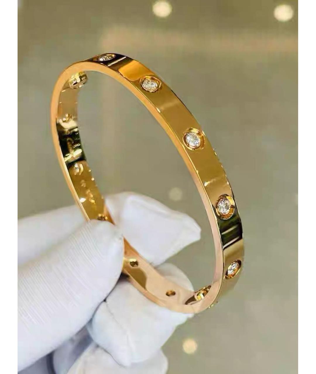 CARTIER Желтый браслет из розового золота, фото 5