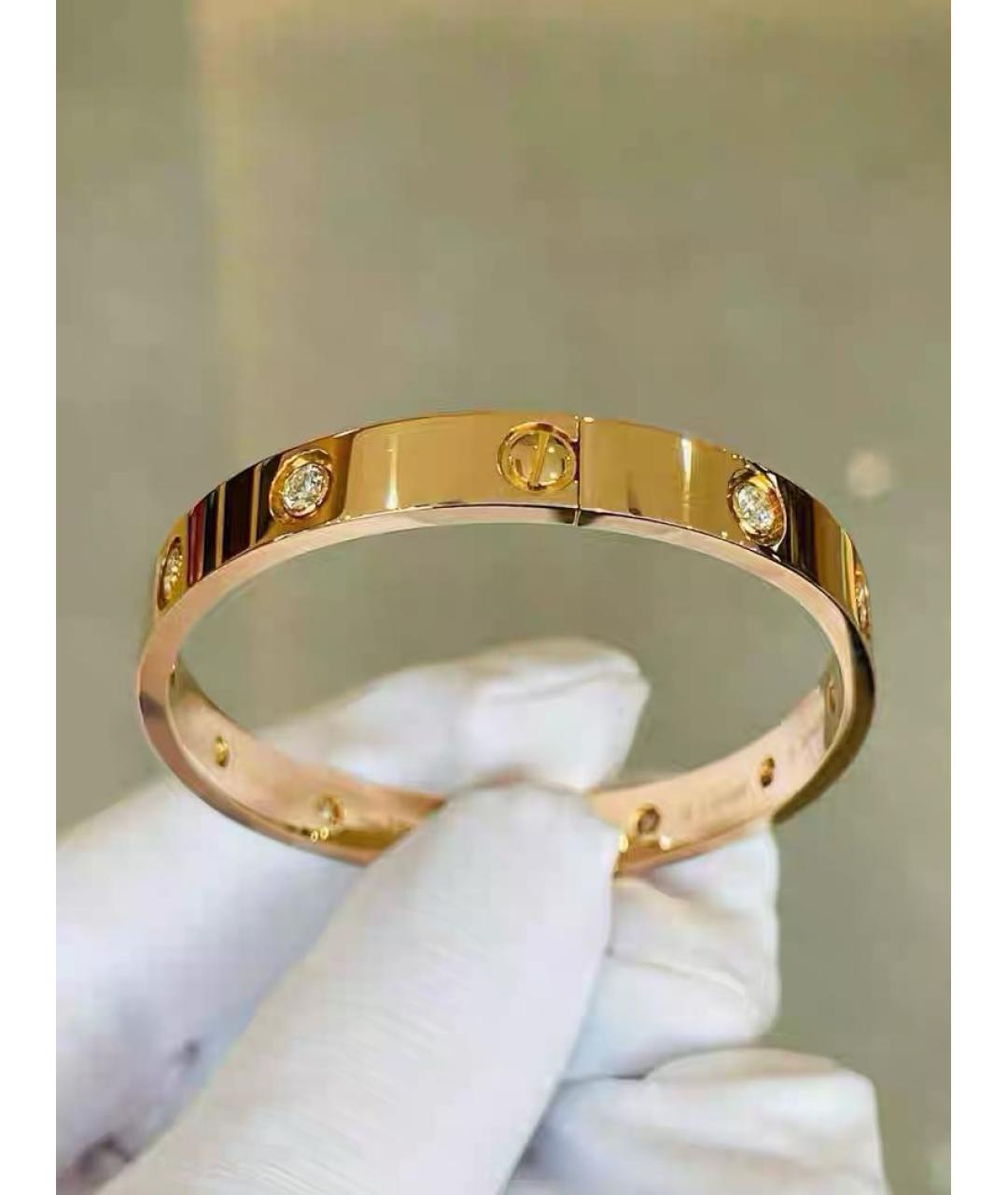CARTIER Желтый браслет из розового золота, фото 6