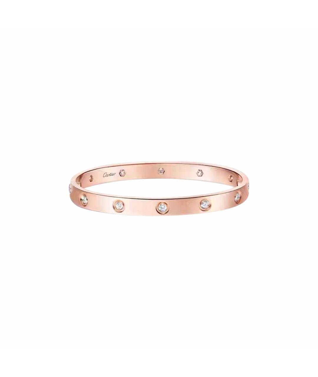 CARTIER Желтый браслет из розового золота, фото 1