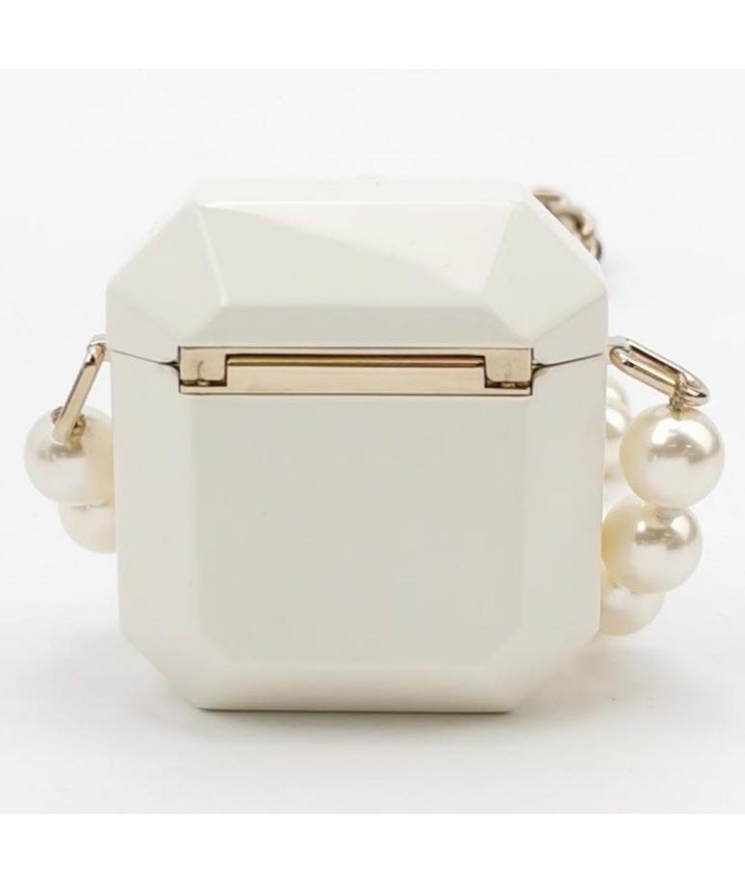 CHANEL Белая сумка через плечо, фото 2