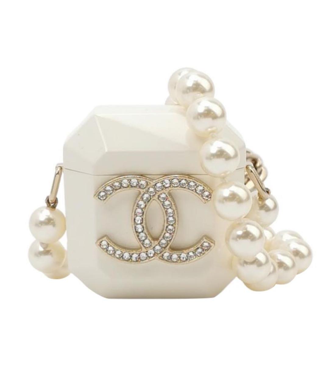 CHANEL Белая сумка через плечо, фото 1
