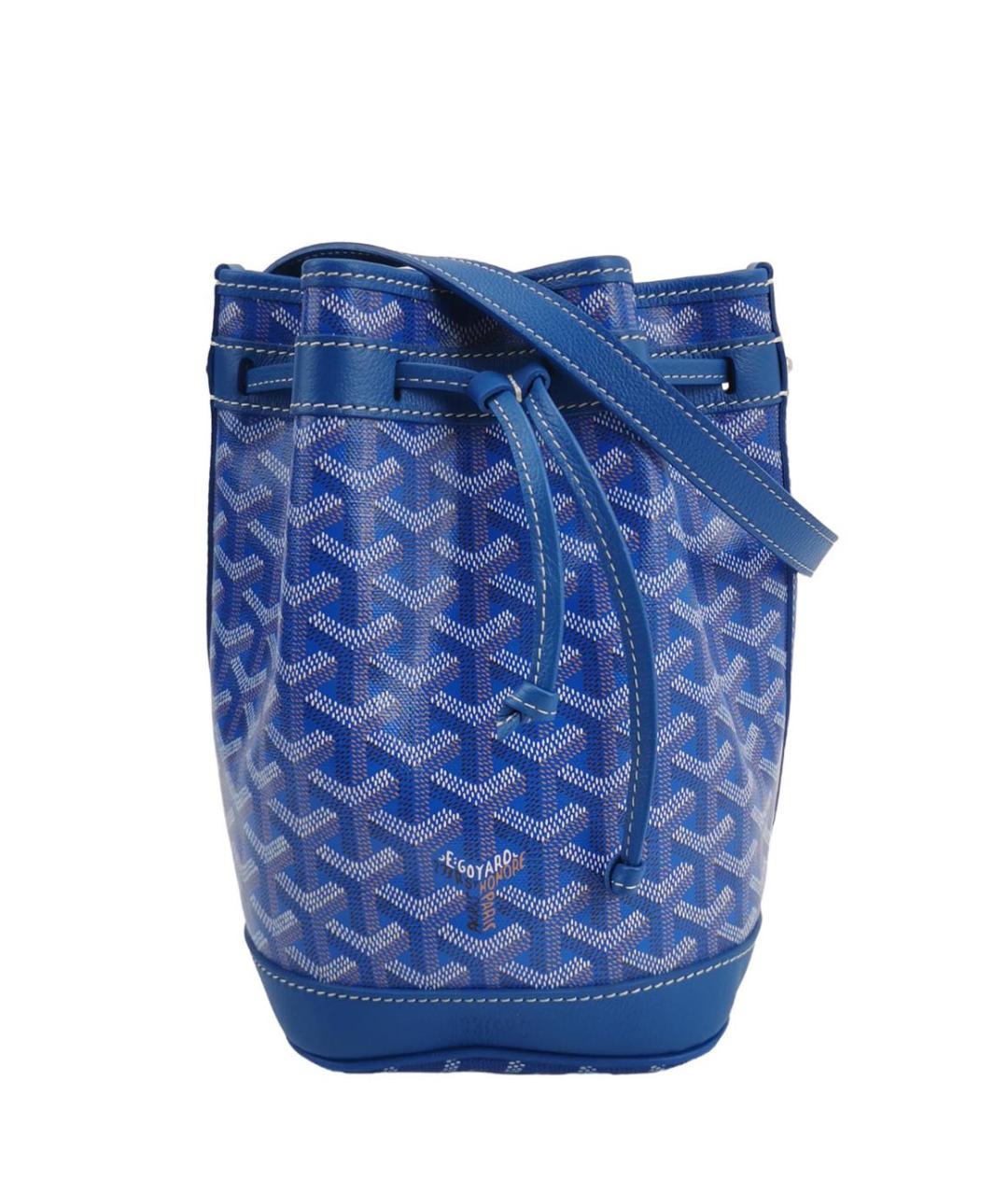 GOYARD Синяя кожаная сумка тоут, фото 1