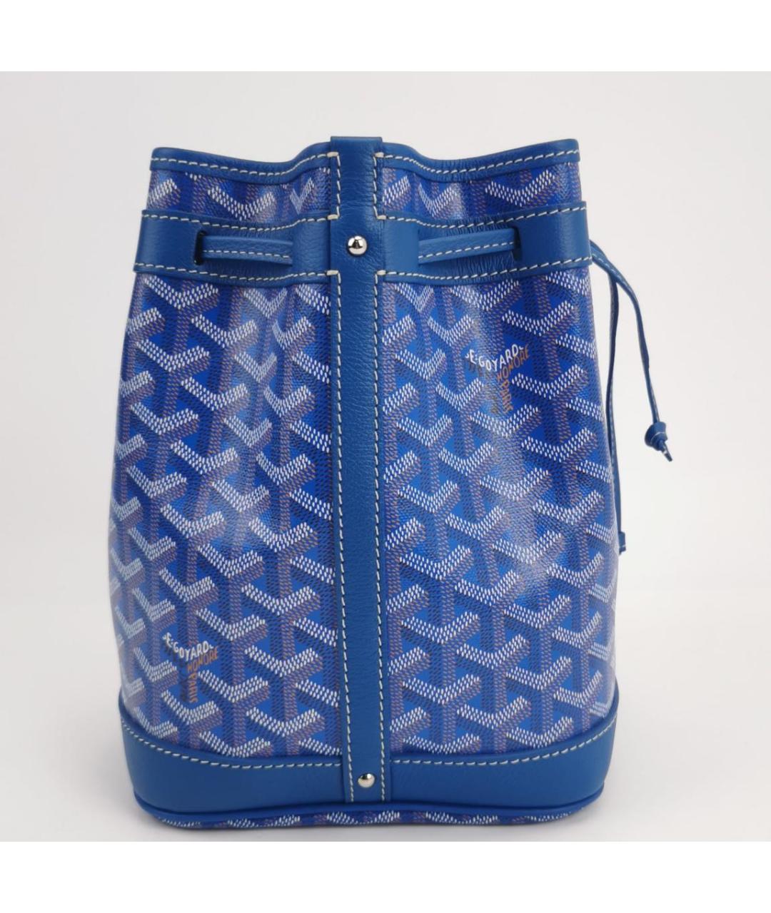 GOYARD Синяя кожаная сумка тоут, фото 3