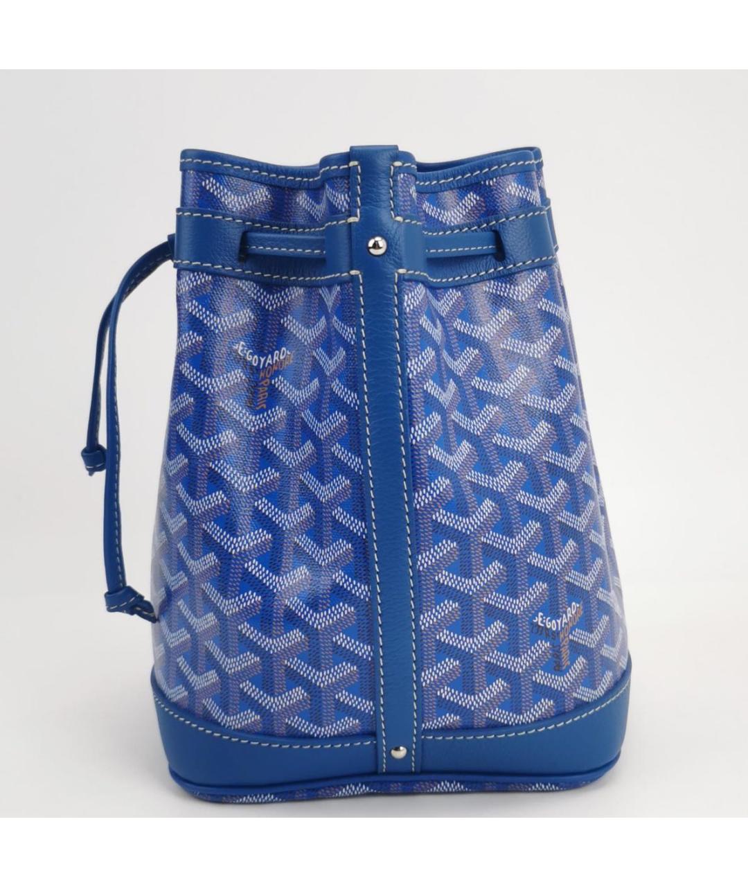 GOYARD Синяя кожаная сумка тоут, фото 2