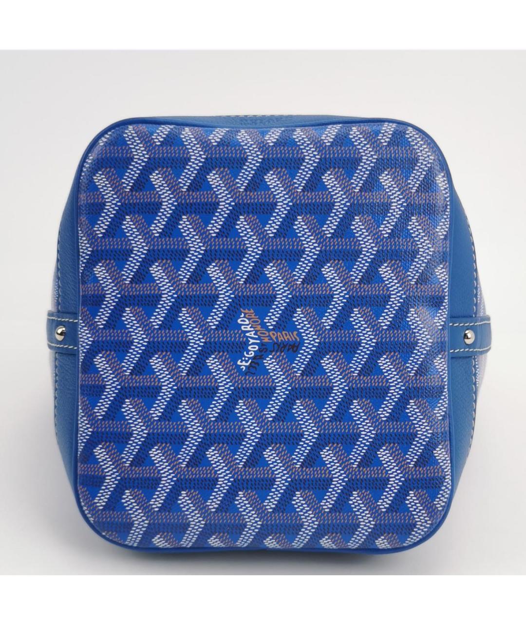 GOYARD Синяя кожаная сумка тоут, фото 5