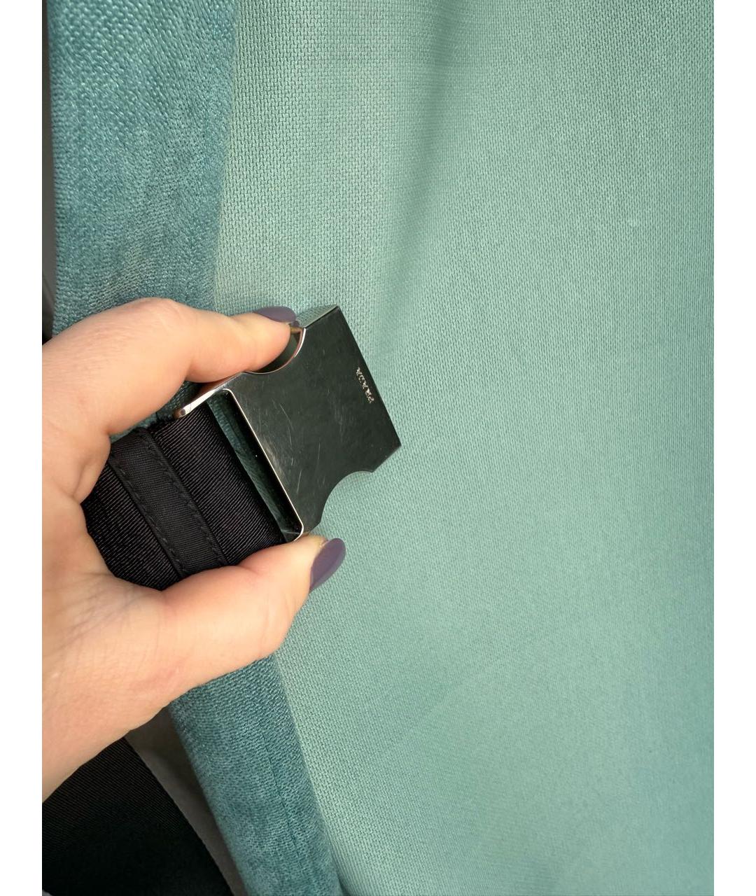 PRADA Черный полиамидовый пуховик, фото 5