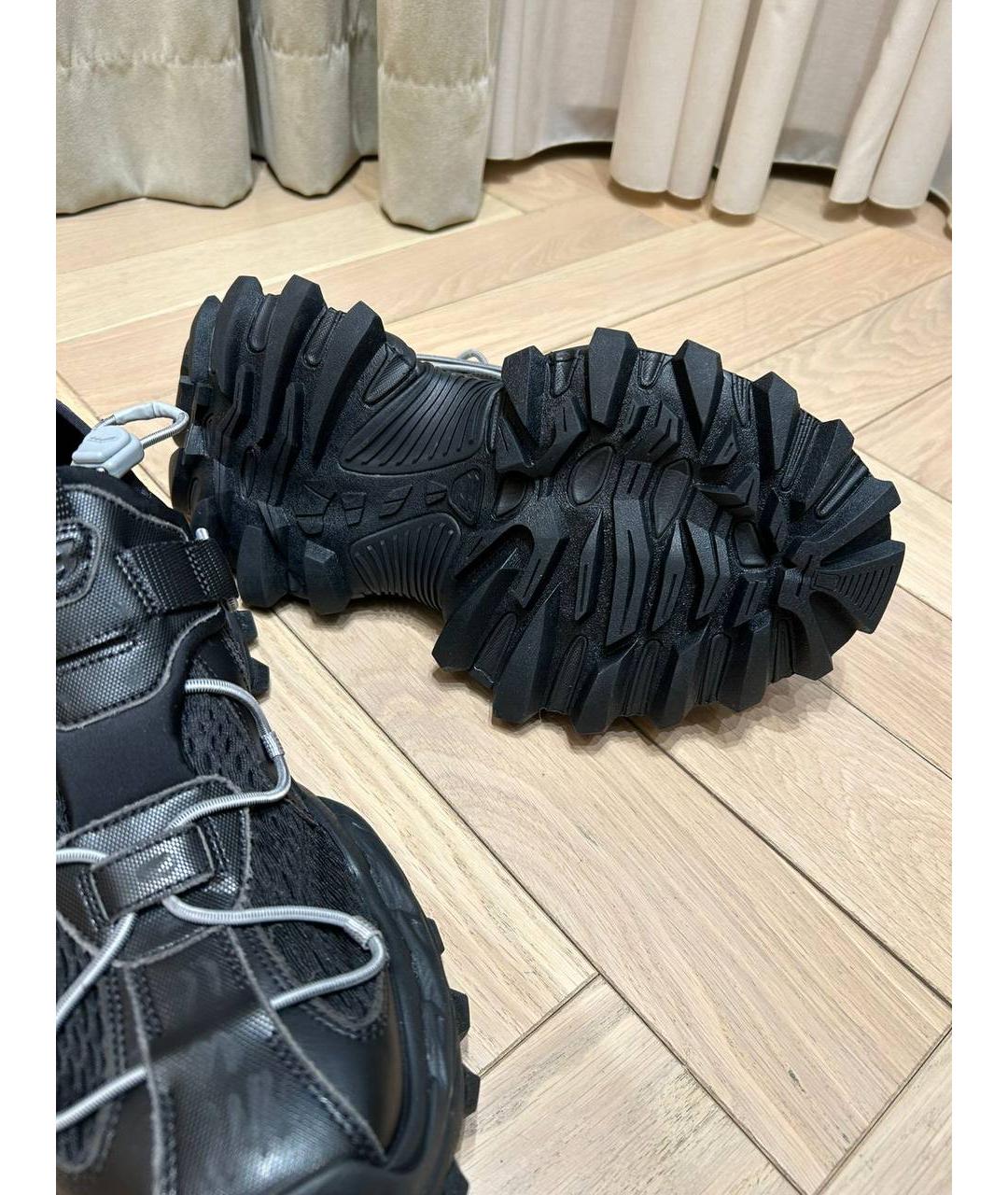 BALENCIAGA Черные низкие кроссовки / кеды, фото 5