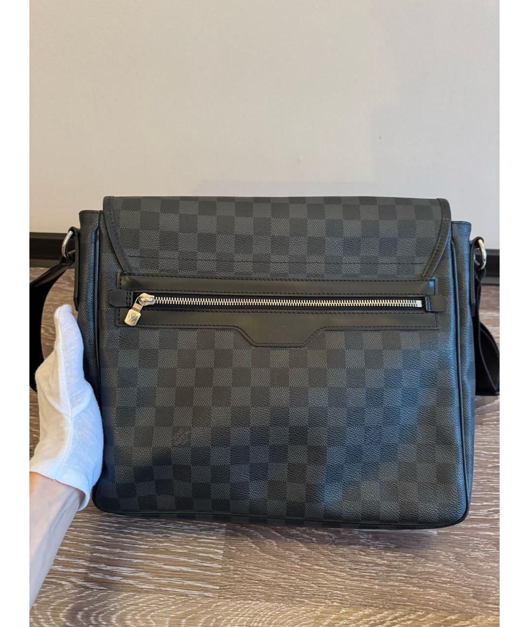 LOUIS VUITTON Черная сумка на плечо, фото 6