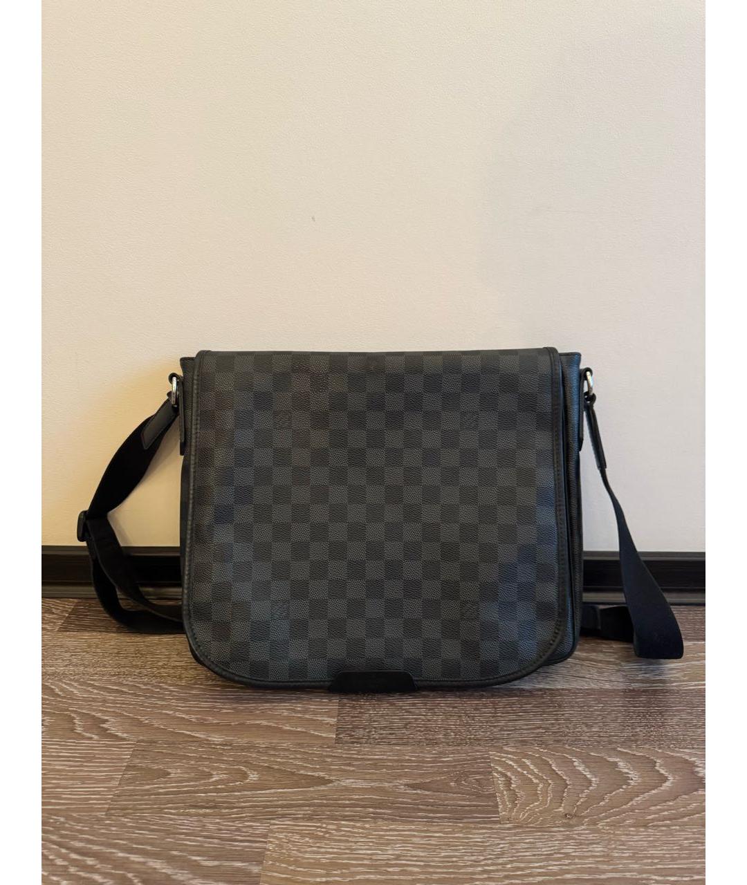 LOUIS VUITTON Черная сумка на плечо, фото 8
