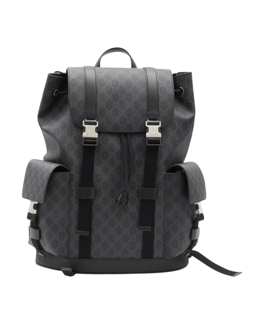 GUCCI Антрацитовый рюкзак, фото 1