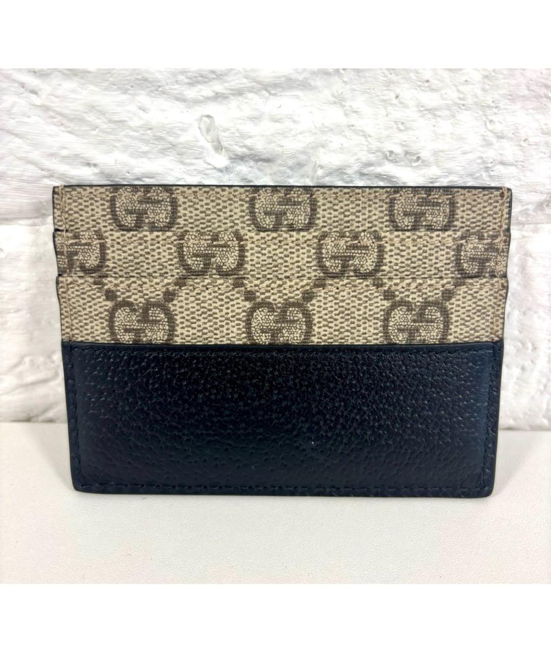GUCCI Черный кожаный кардхолдер, фото 4