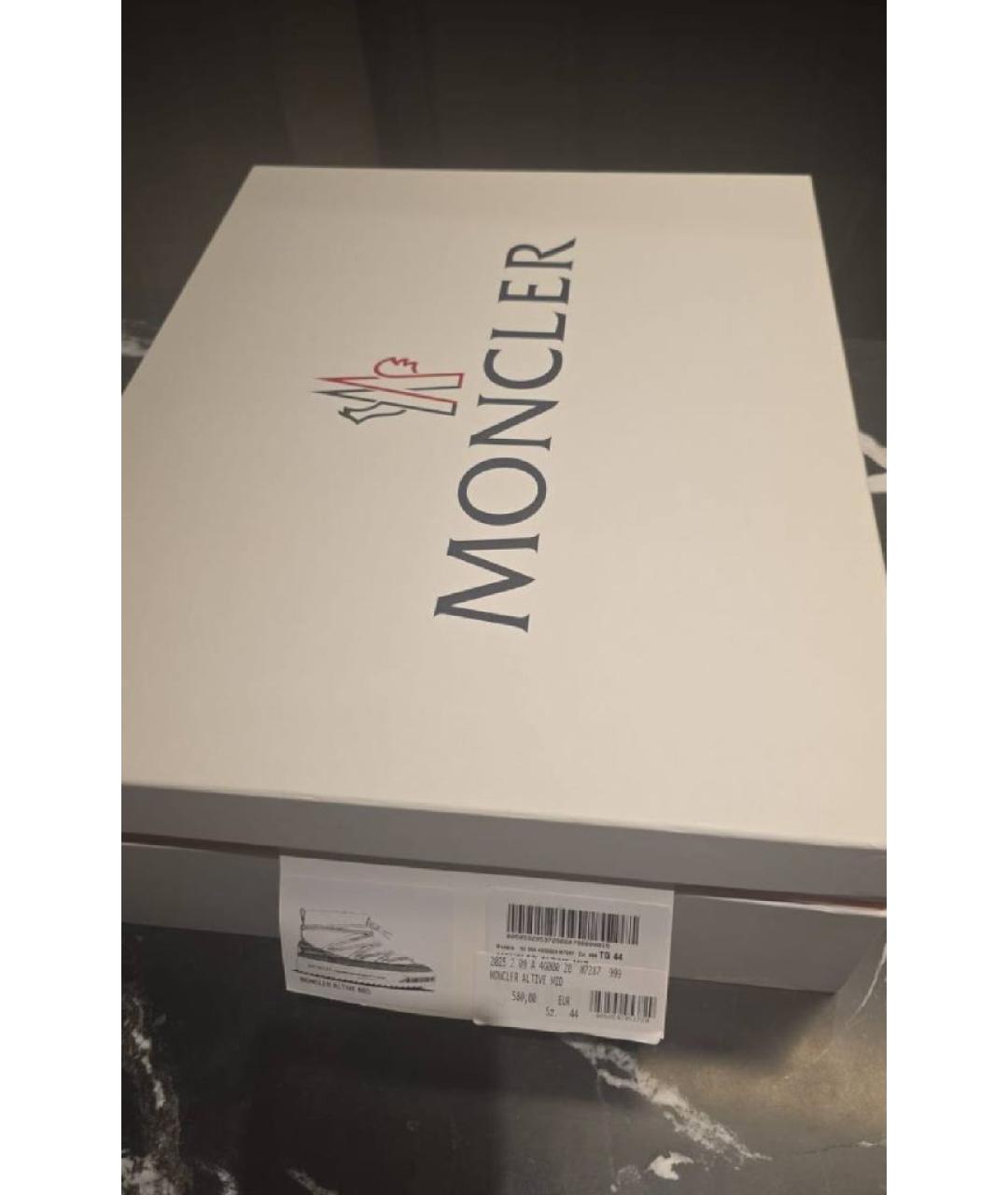 MONCLER Черные низкие ботинки, фото 8