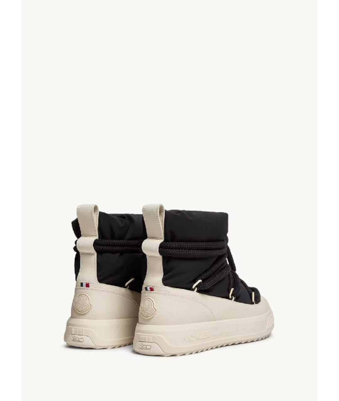 MONCLER Черные низкие ботинки, фото 4