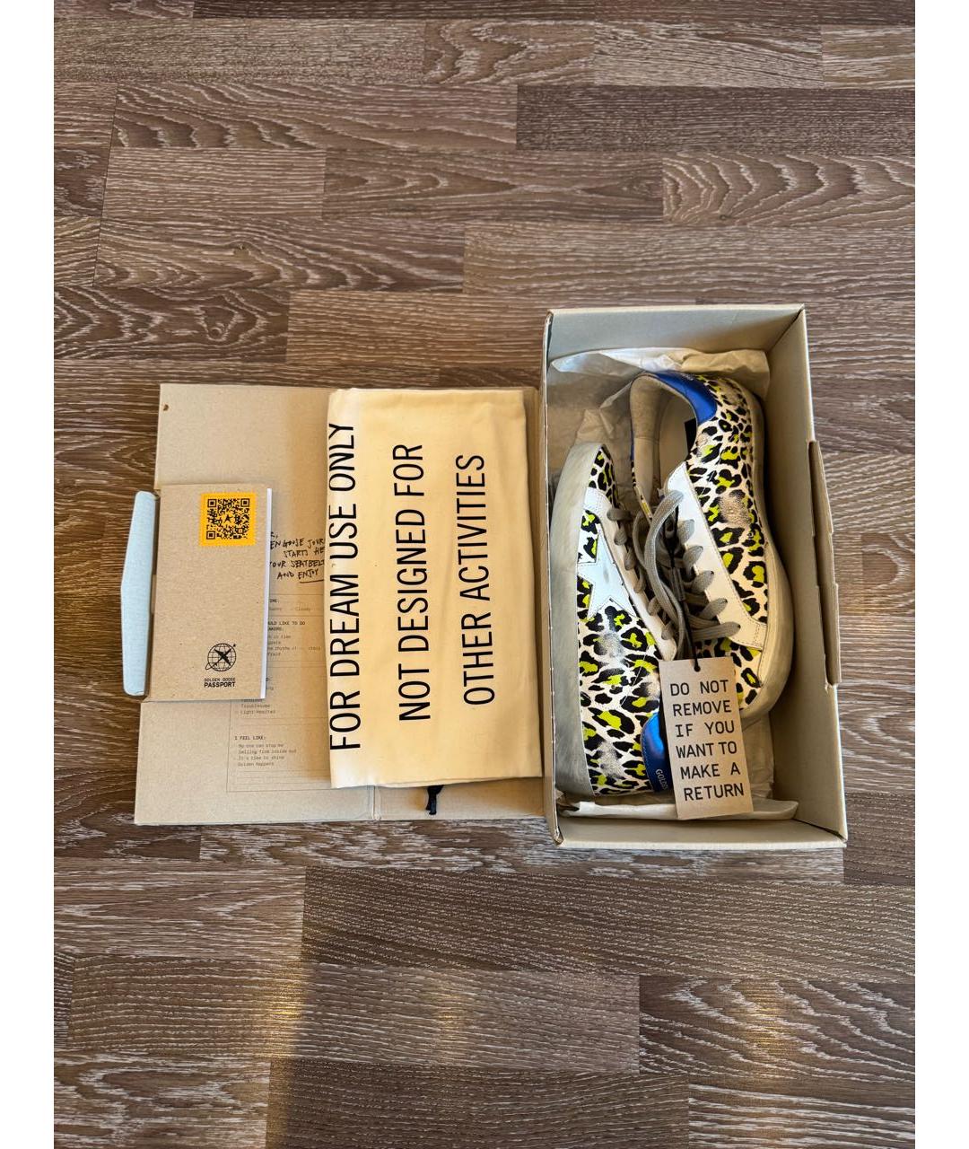 GOLDEN GOOSE DELUXE BRAND Белые кожаные кеды, фото 2