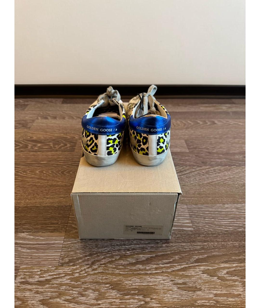 GOLDEN GOOSE DELUXE BRAND Белые кожаные кеды, фото 5