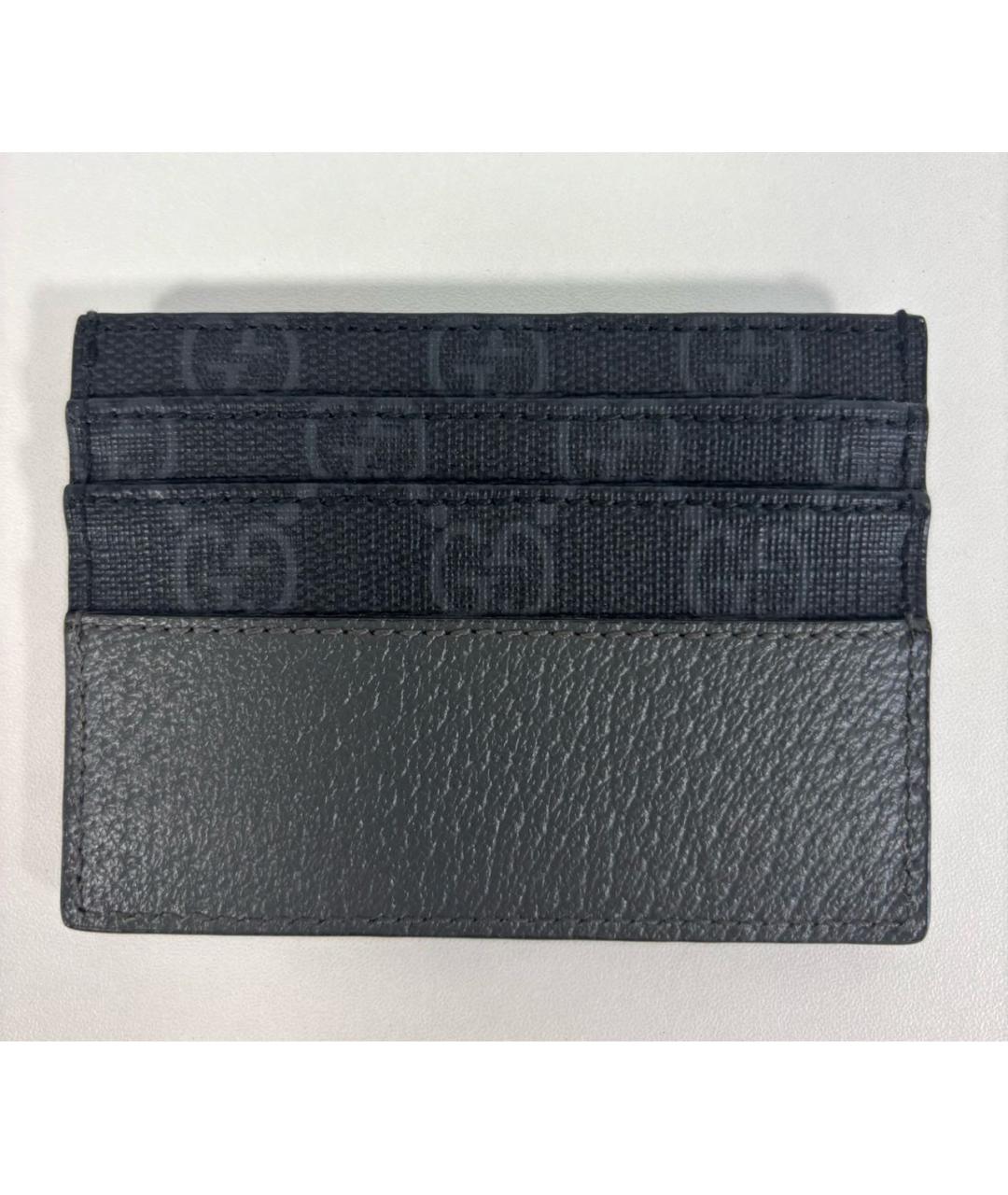 GUCCI Черный кожаный кардхолдер, фото 2