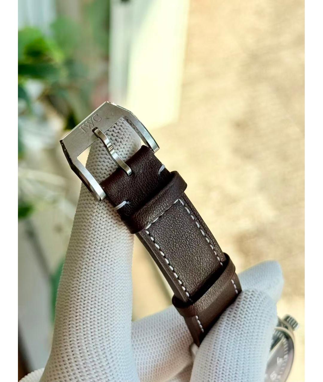 IWC Schaffhausen Коричневые стальные часы, фото 6