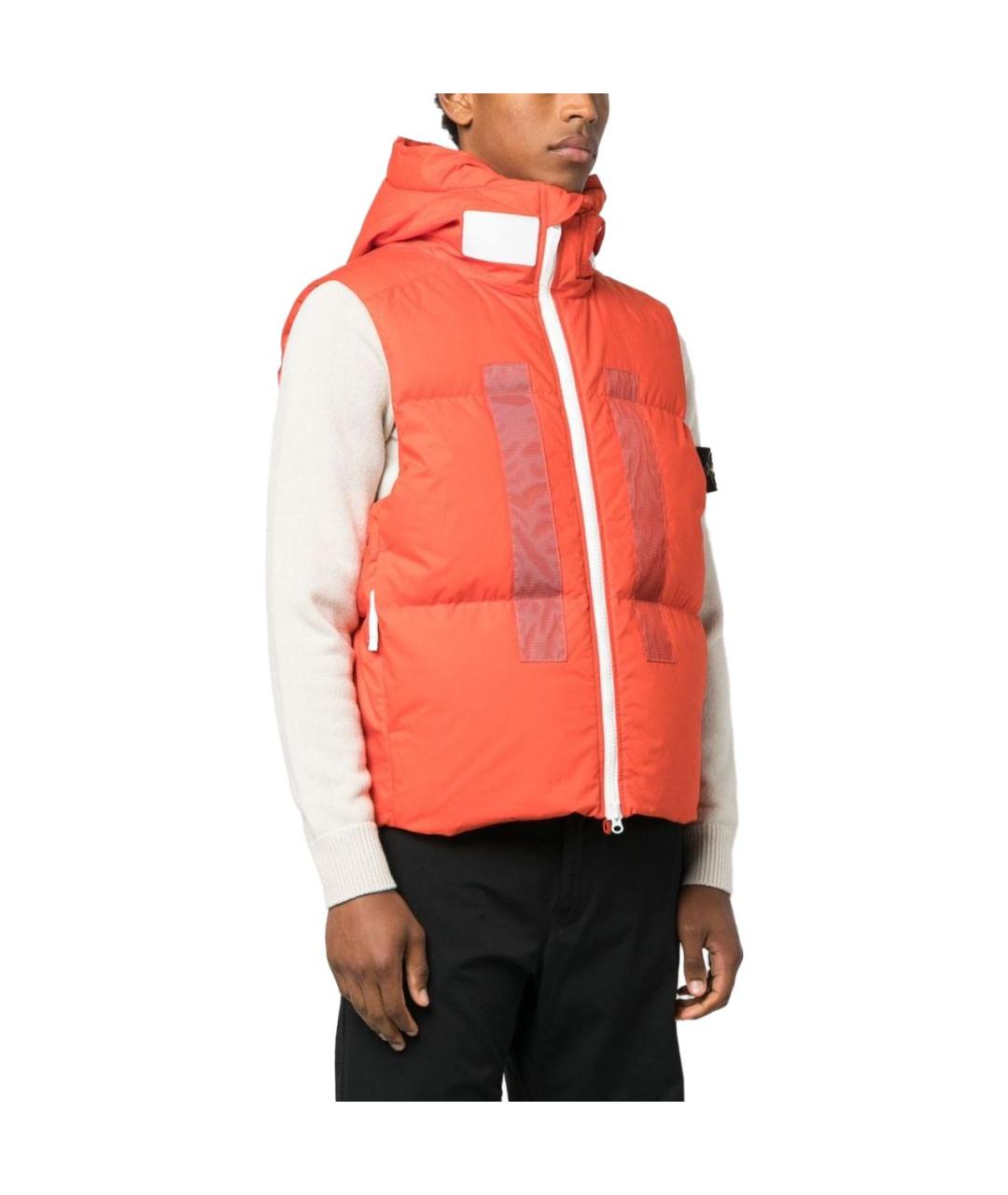 STONE ISLAND Оранжевый жилет, фото 4