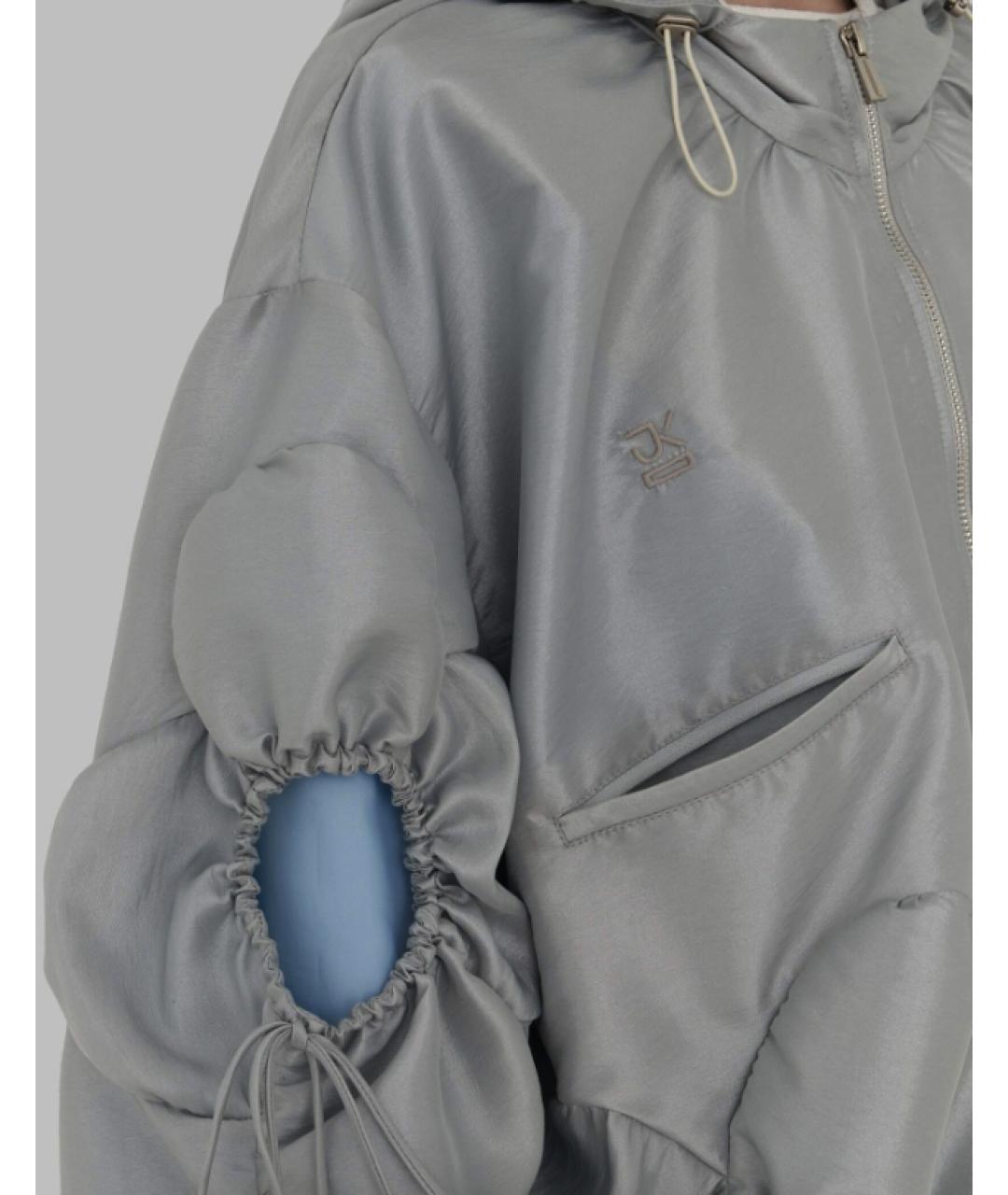 J.KIM Серая полиэстеровая куртка, фото 3