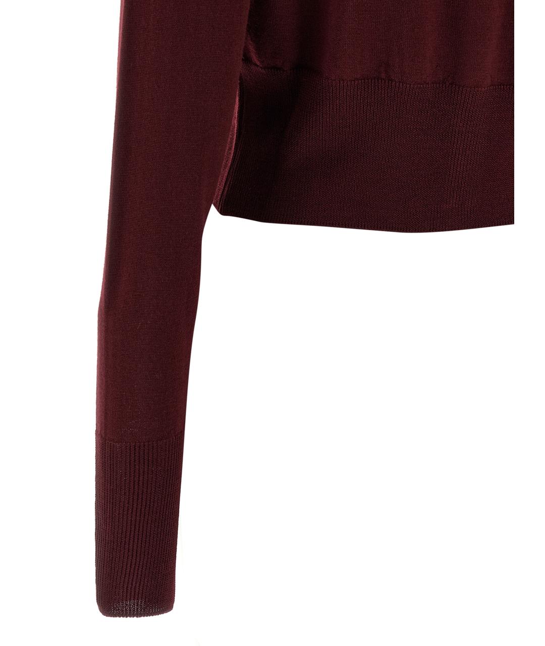 VIVIENNE WESTWOOD Бордовый шерстяной кардиган, фото 3
