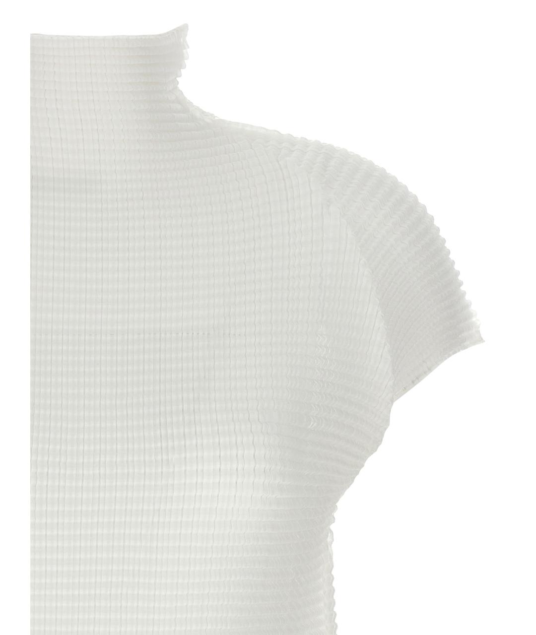 ISSEY MIYAKE Белая полиэстеровая блузы, фото 3