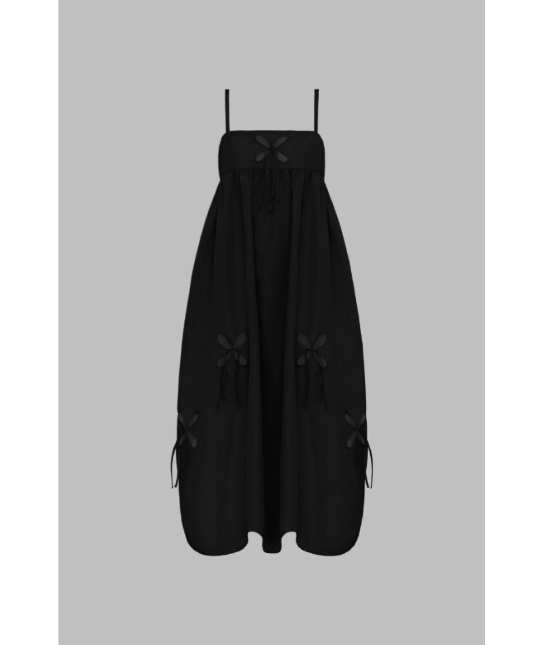 J.KIM Черный полиэстеровый сарафан, фото 3