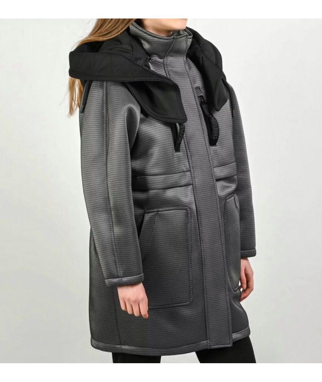 ALEXANDER WANG Серая полиэстеровая парка, фото 4